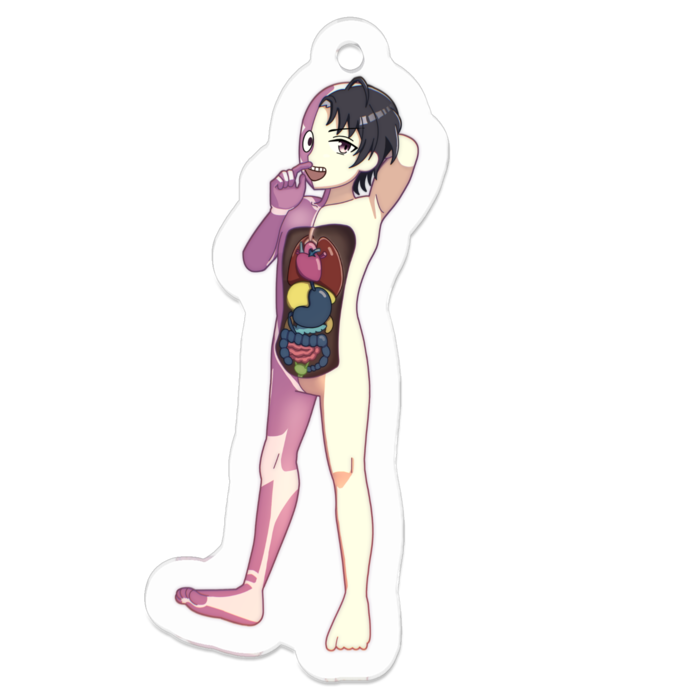 アクリルキーホルダー　50 x 50 (mm)