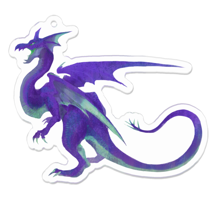 アクリルキーホルダー - 70 x 70 (mm)