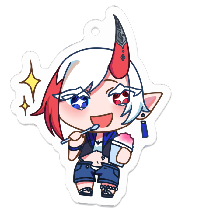 アクリルキーホルダー - 50 x 50 (mm)