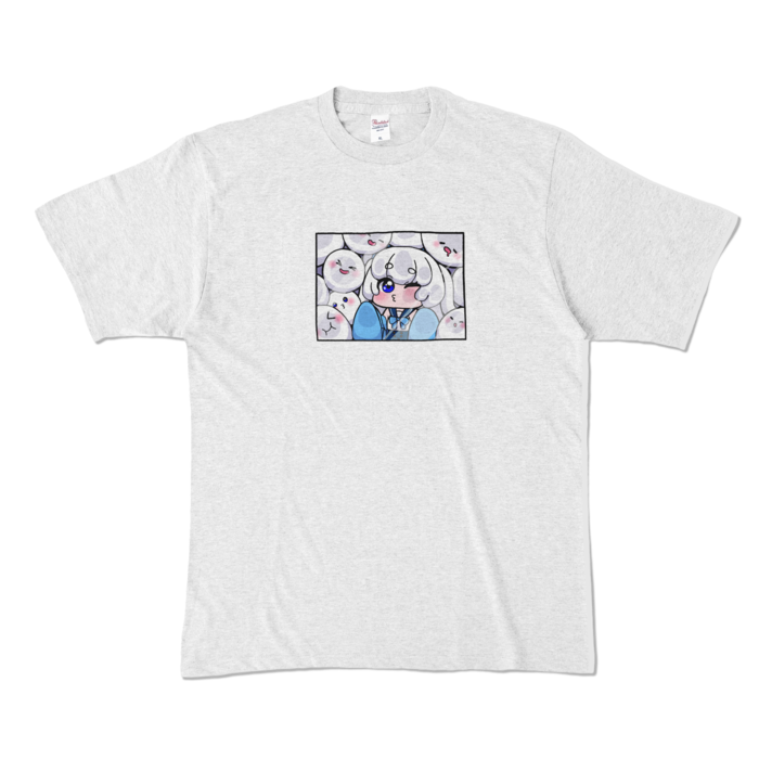 カラーTシャツ - XL - アッシュ （淡色）