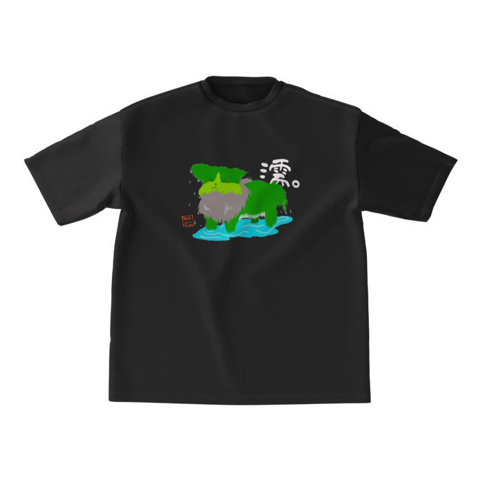 ビッグシルエットTシャツ - M - Black