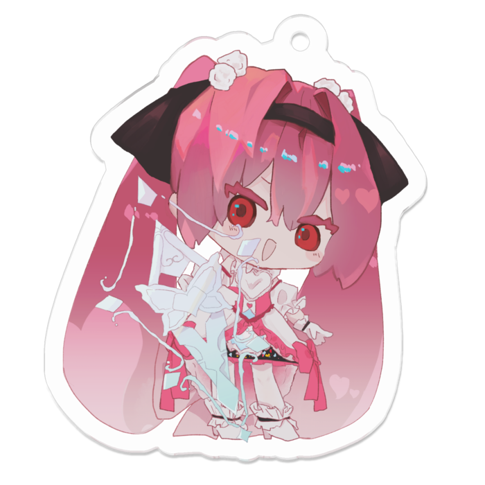 アクリルキーホルダー - 50 x 50 (mm)