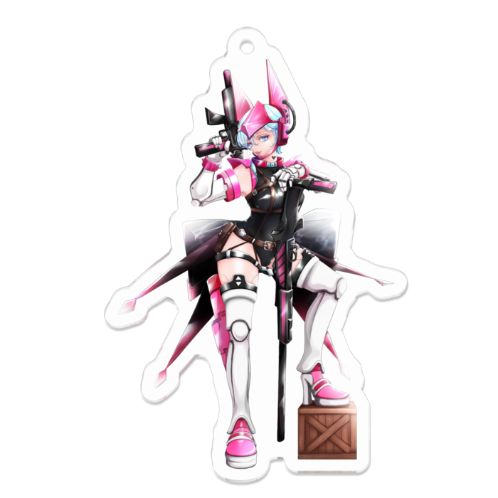 アクリルキーホルダー - 70 x 70 (mm)