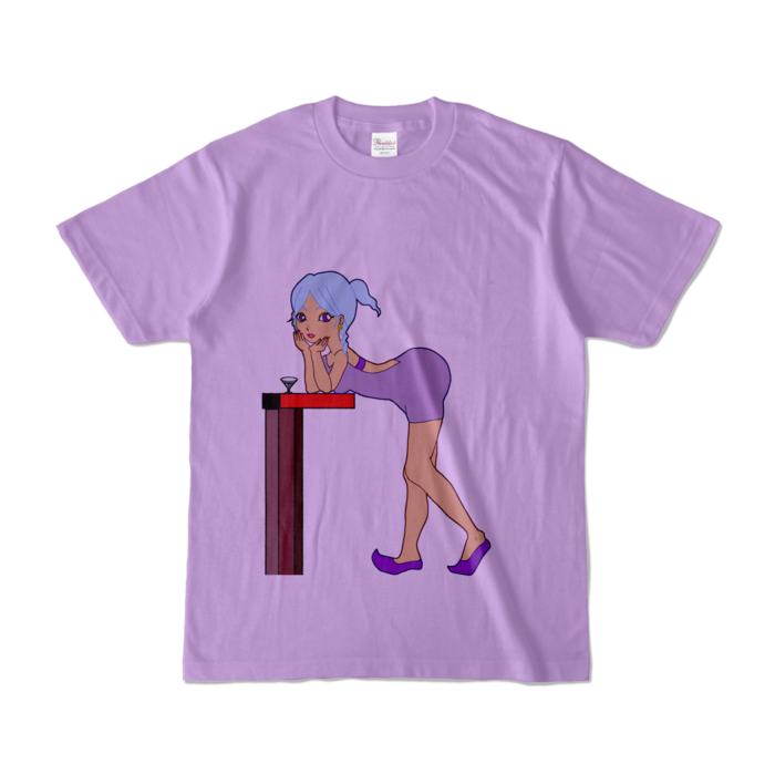 カラーTシャツ - S - ライトパープル (淡色)