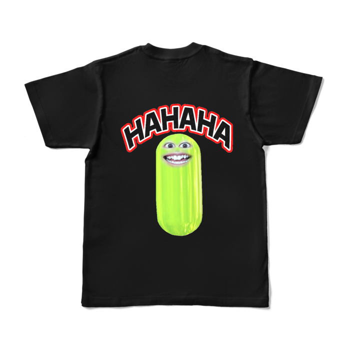 [背面]カラーTシャツ - S - ブラック