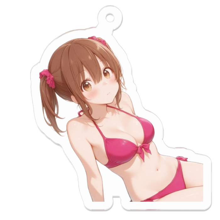 アクリルキーホルダー - 50 x 50 (mm)