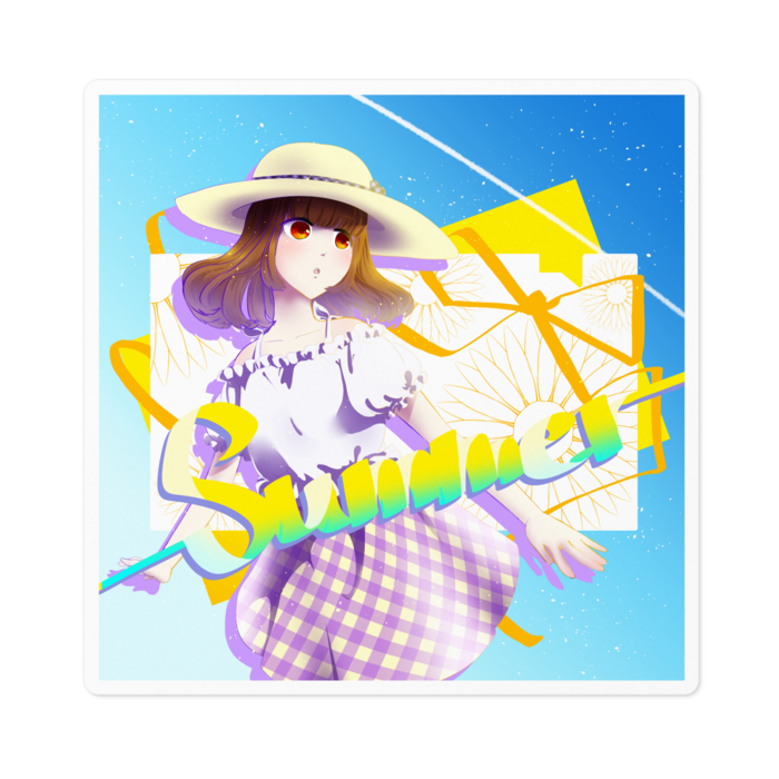 ステッカー - 100 x 100 (mm)