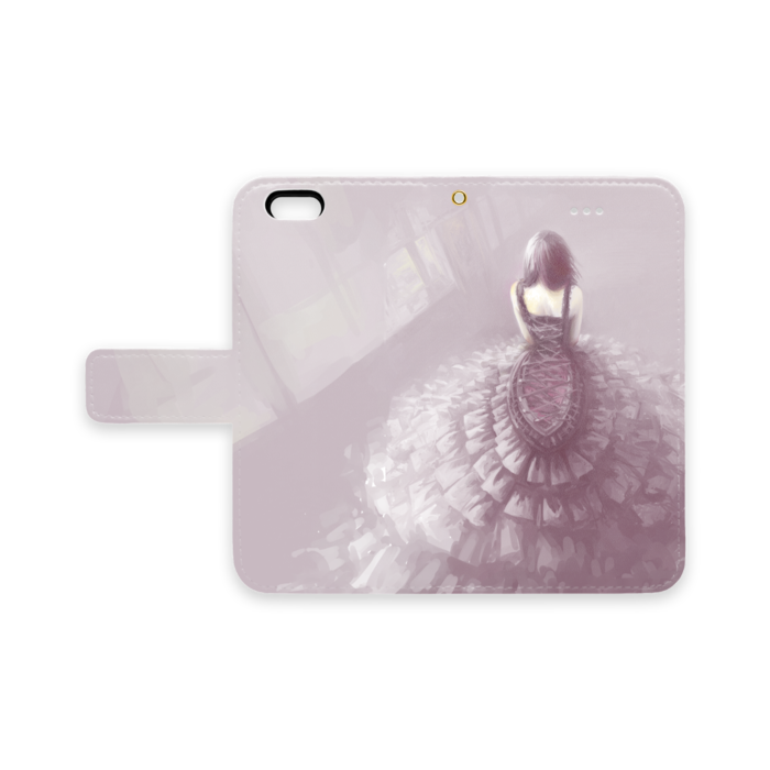 手帳型iPhoneケース - iPhone 6 / 6s - ストラップ穴 あり