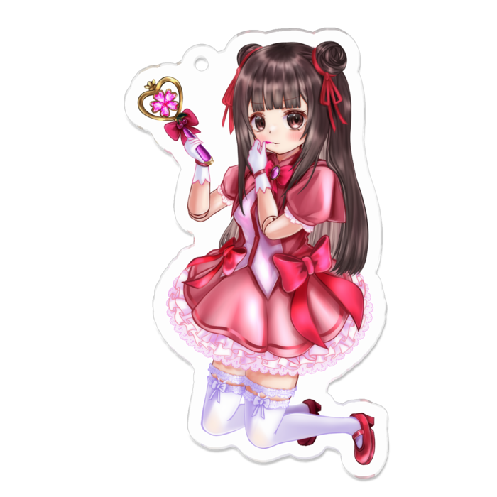 アクリルキーホルダー - 70 x 70 (mm)