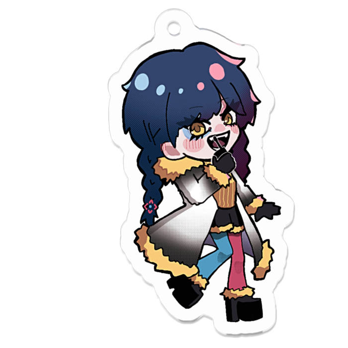 アクリルキーホルダー - 50 x 50 (mm)