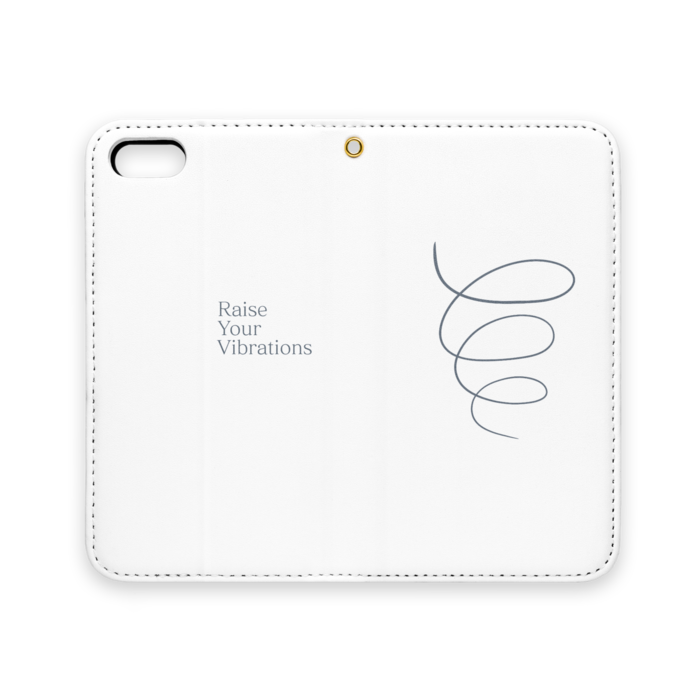 手帳型iPhoneケース(ベルトなし) - iPhone 5 / 5s / SE - ストラップ穴 あり