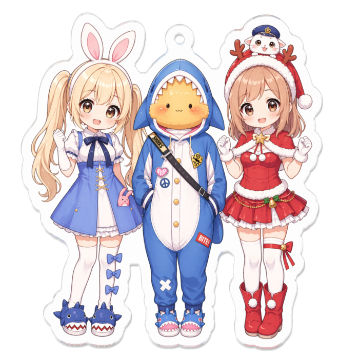アクリルキーホルダー - 70 x 70 (mm)
