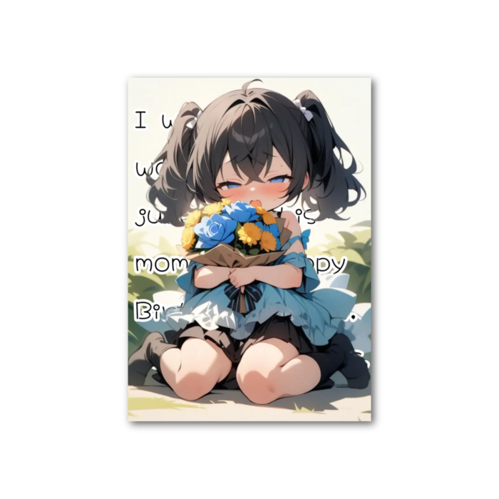 フォト風カード - 縦 - 片面