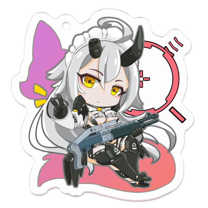 アクリルキーホルダー - 50 x 50 (mm)