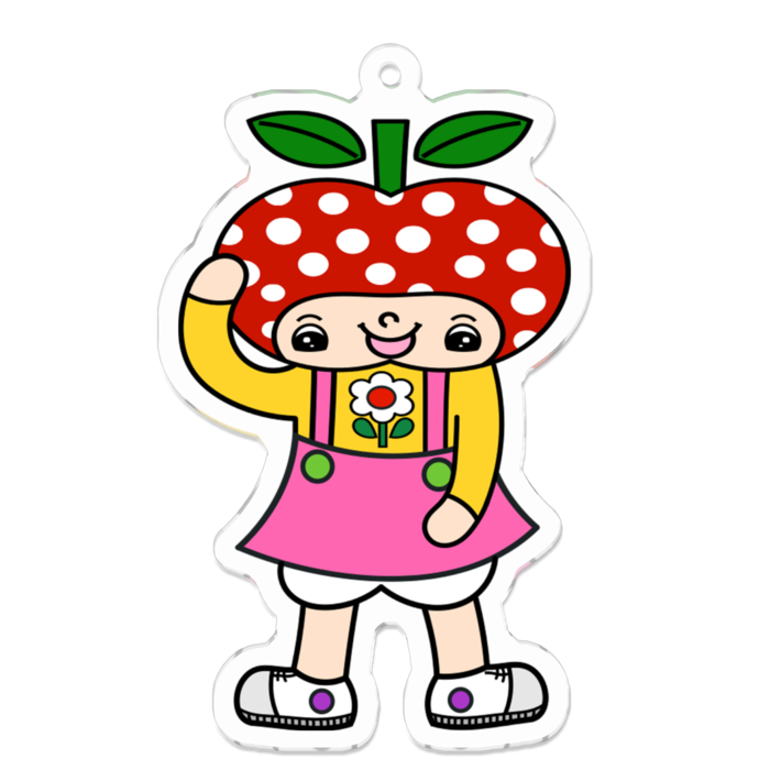 アクリルキーホルダー ピンク