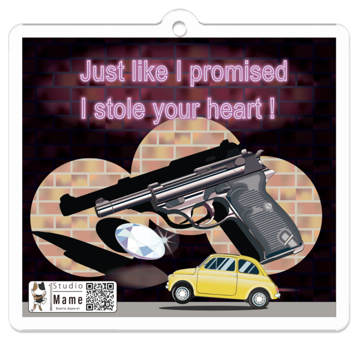 アクリルキーホルダー - 50 x 50 (mm)