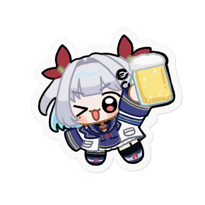 乾杯ステッカー