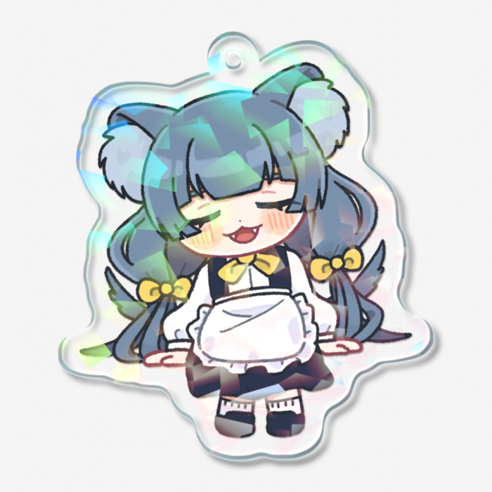 ホログラムアクリルキーホルダー - 50 × 50mm