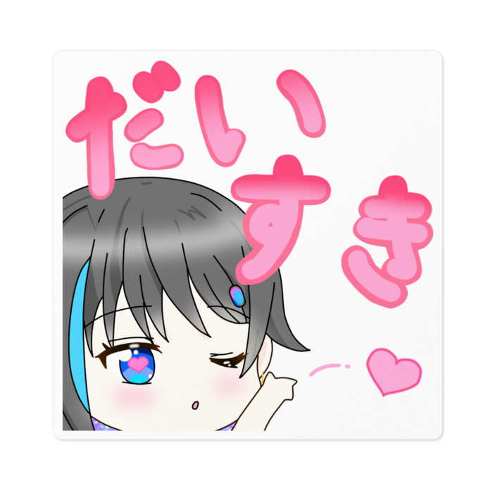 ステッカー - 100 x 100 (mm)