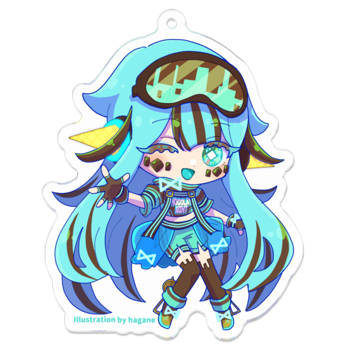 アクリルキーホルダー - 70 x 70 (mm)