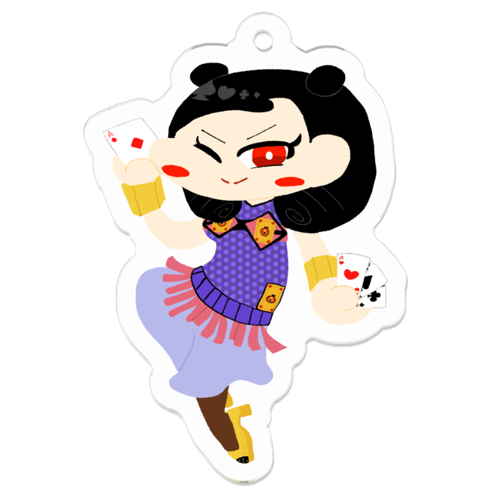 アクリルキーホルダー - 50 x 50 (mm)