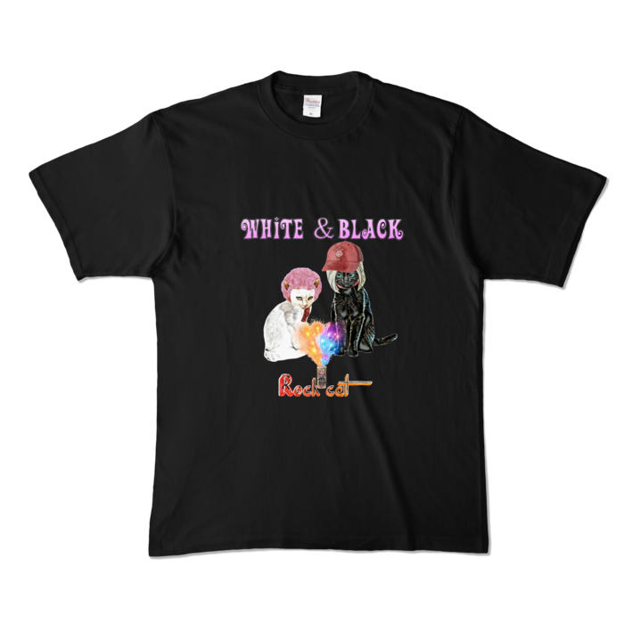 カラーTシャツ - XL - ブラック (濃色)