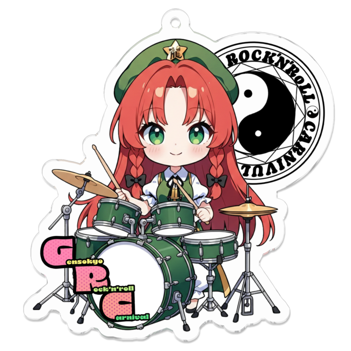 アクリルキーホルダー - 70 x 70 (mm)