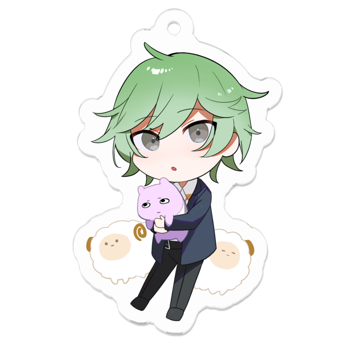 アクリルキーホルダー - 50 x 50 (mm)