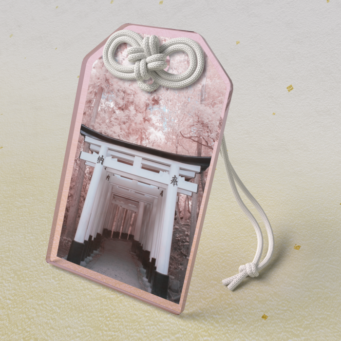 アクリルお守り - 50 × 80mm