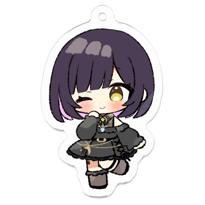 アクリルキーホルダー（コーティング） - 50 x 50 (mm)