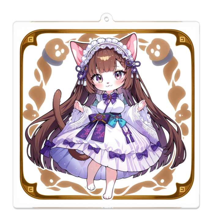 アクリルキーホルダー - 100 x 100 (mm)