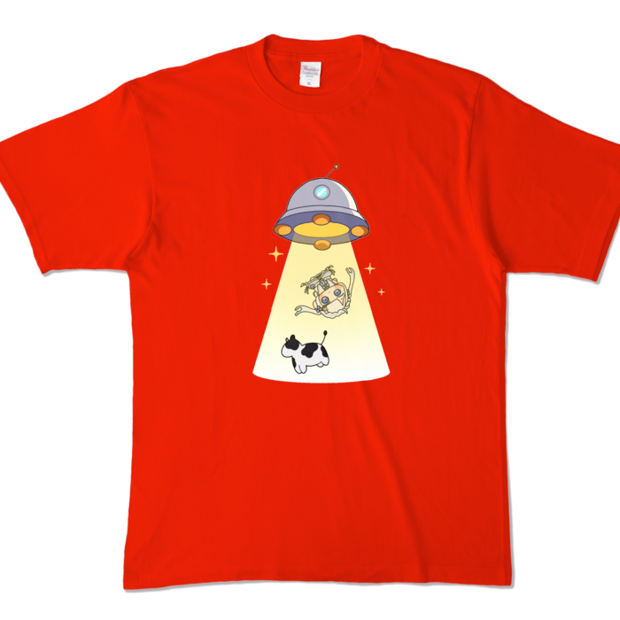 カラーTシャツ - XL - レッド (濃色)