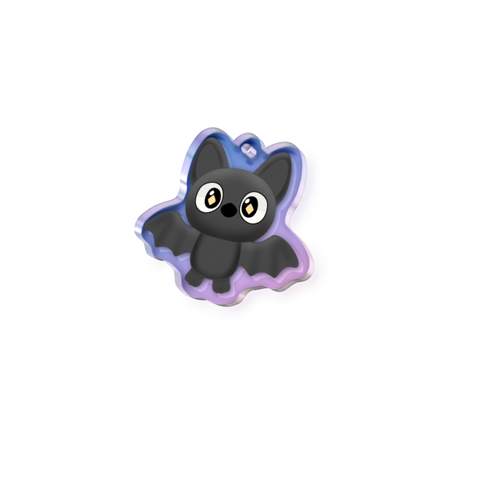 オーロラアクリルキーホルダー - 70 × 70mm