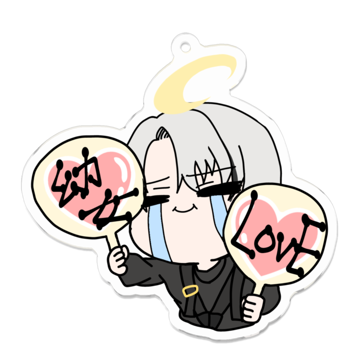 アクリルキーホルダー - 70 x 70 (mm)