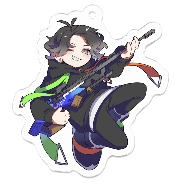 アクリルキーホルダー - 50 x 50 (mm)