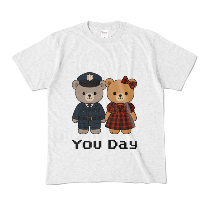 カラーTシャツ - M - アッシュ (淡色)