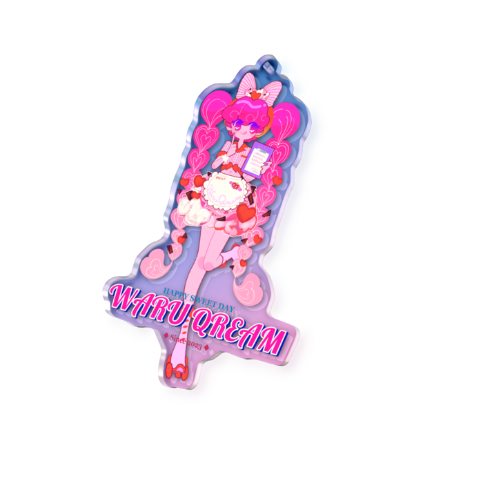 まじかる♡メロコチャン_オーロラアクリルキーホルダー - 100 × 100mm(3)