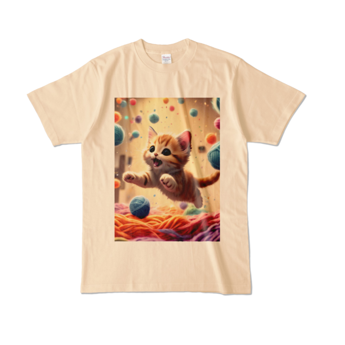 カラーTシャツ - L - ナチュラル (淡色)
