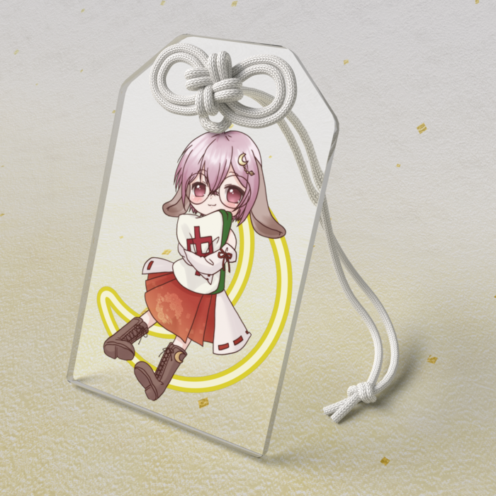 アクリルお守り - 50 × 80mm