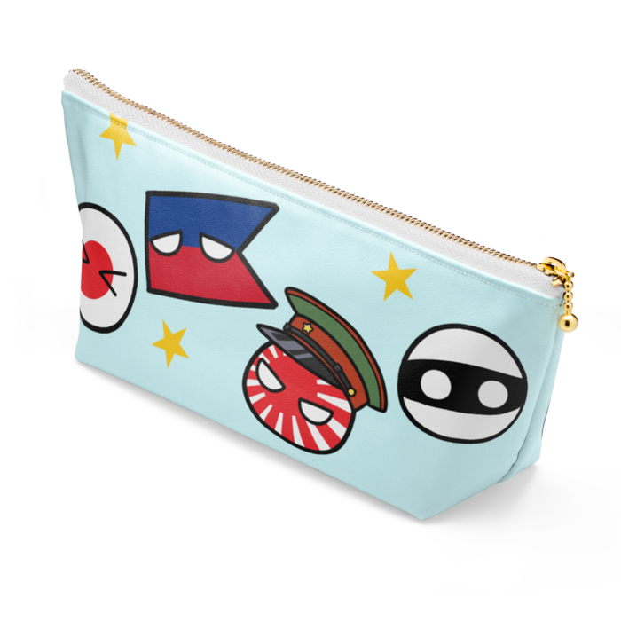 ポーチ - 長さ21.5cm / 高さ10cm - ホワイト