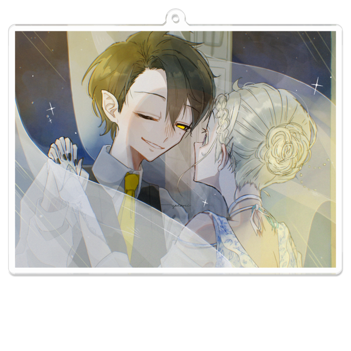 アクリルキーホルダー - 100 x 100 (mm)