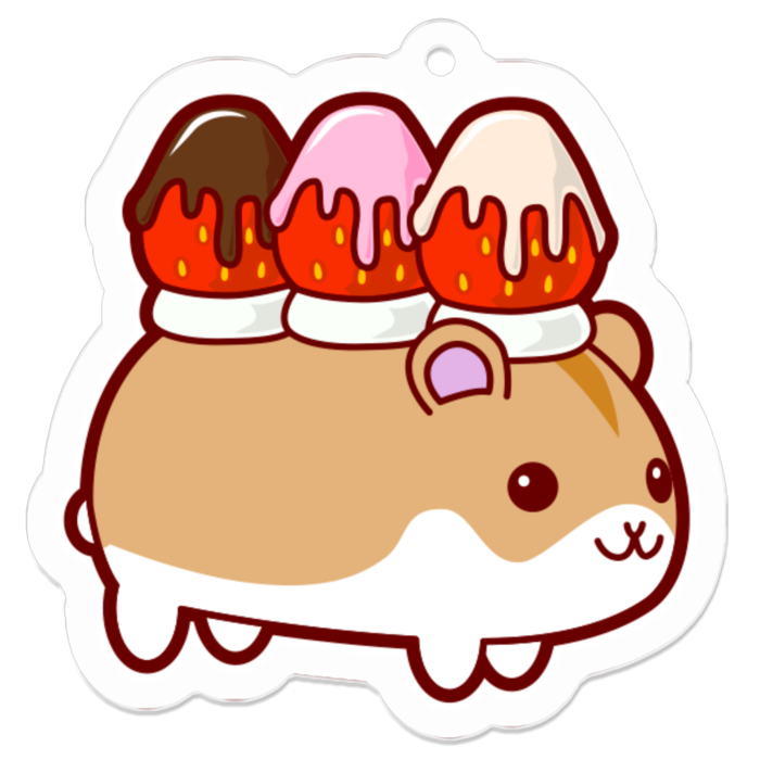 アクリルキーホルダー - 50 x 50 (mm)