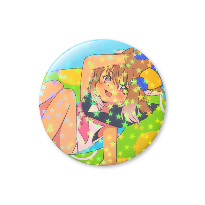 ホログラム缶バッジ - 44mm