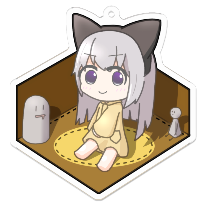 アクリルキーホルダー - 70 x 70 (mm)