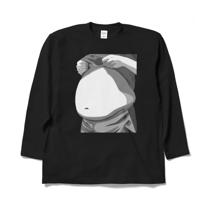 長袖 - XL - 黒・通常