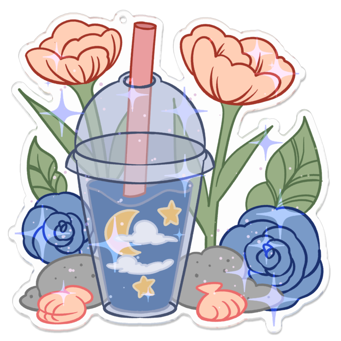 アクリルキーホルダー - 100 x 100 (mm)