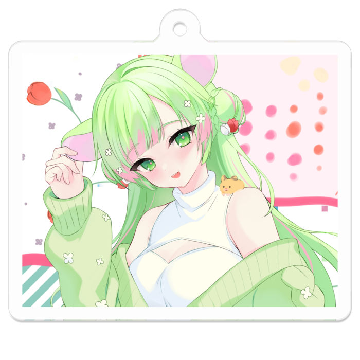アクリルキーホルダー - 50 x 50 (mm)