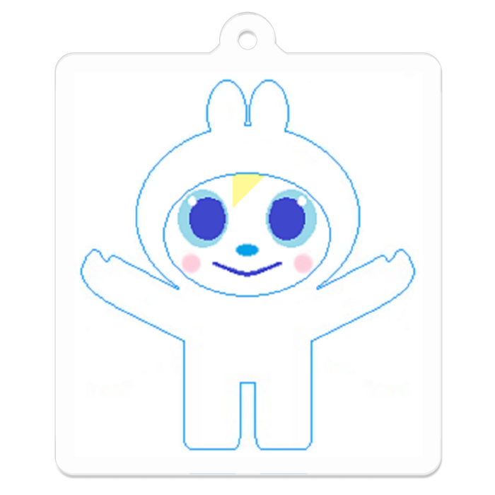 アクリルキーホルダー - 50 x 50 (mm)