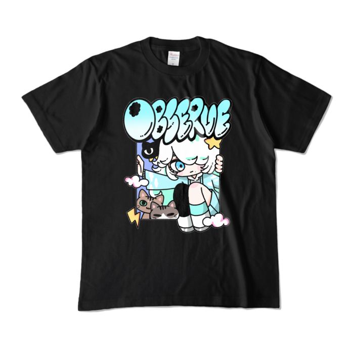 カラーTシャツ - M - ブラック (濃色)