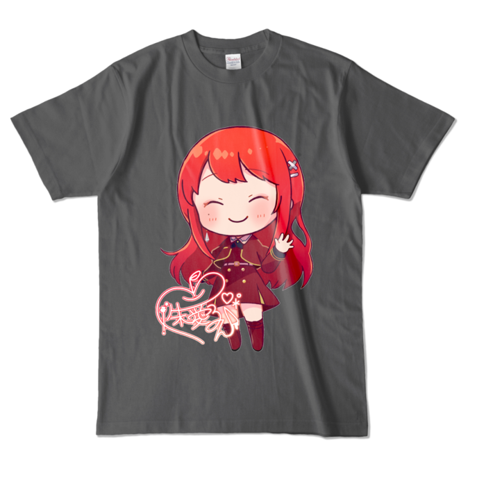 カラーTシャツ - L - チャコール (濃色)